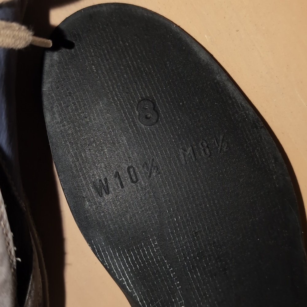 V Italia Blue and Gray Suede Sneakers - Picture 9 of 9